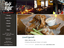 Tablet Screenshot of cafefifthpgh.com